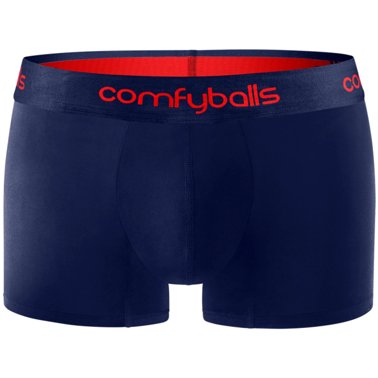 Comfyballs - Performance Regular Men's Boxers - Navy/Racing Red 2 Comfyballs - Performance Regular Men's Boxers - Navy/Racing Red - Image 2