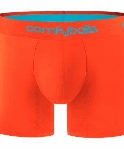 Comfyballs - Performance Men's Long Boxer - Sunset Orange/Blue -comfyballs-shop 41 64 front 08421.1673022212