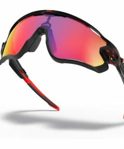 Oakley - Jawbreaker Sports Sunglasses - Matte Black Frame, Prizm Sapphire Polarising Road Lenses -comfyballs-shop 888392243645 STD shad al1 01875.1659001398