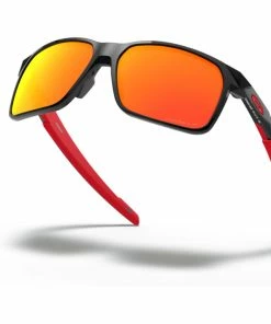 Oakley - Portal X Performance And Lifestyle Sunglasses - Polished Black Frame And Arms: Prizm Deep H2O Prizm Ruby Polarised Lenses -comfyballs-shop 888392470690 STD shad al1 75549.1614011467