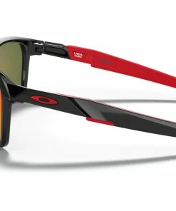 Oakley - Portal X Performance And Lifestyle Sunglasses - Polished Black Frame And Arms: Prizm Deep H2O Prizm Ruby Polarised Lenses -comfyballs-shop 888392470690 STD shad lt 88251.1614011477