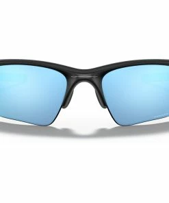 Oakley - Half Jacket 2.0 XL Sports Sunglasses: Matte Black/Matte Black Frames: Prizm Black/Polarized Prizm Deep H2O Polarised Lenses