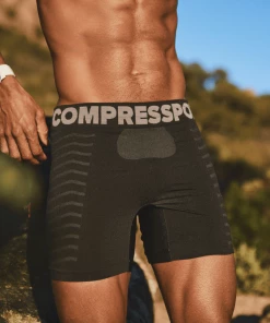 Compressport - Seamless Boxer - Men's - Black/Grey -comfyballs-shop AM00130B 102 Alternate 1 06364.1651569038