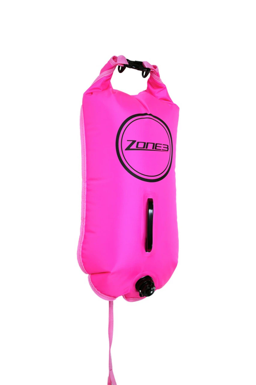 Zone 3 Zone3 - 2023 - Swim Safety Buoy & Dry Bag 28L - Orange Or Pink 2 Zone 3 Zone3 - 2023 - Swim Safety Buoy & Dry Bag 28L - Orange Or Pink - Image 2