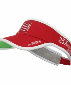 Compressport - Visor -comfyballs-shop Compressport Visor Cap Running Headwear Red CS 32394 4 03740.1660214639