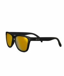 Goodr - The Originals - Whiskey Shots With Satan - Black With Amber Lens