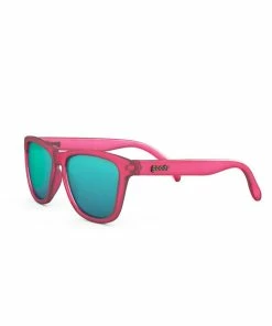 Goodr - The Originals - Flamingos On A Booze Cruise - Pink With Blue Lens