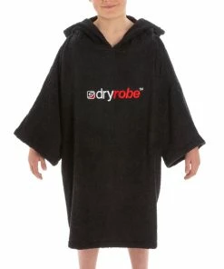 Dryrobe - Towel - Kids 10-14 -comfyballs-shop KIDS TOWELLING BLACK 010 2024x2024 92645.1657614011
