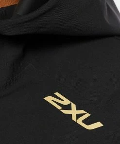 2XU - GHST Waterproof Men's Jacket - Black/Gold Reflective -comfyballs-shop MR6204a BLK GRF 09 2 45562.1608116223