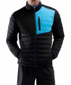 2XU - PURSUIT Insulation Jacket - Men's - Black/Ultra Aqua