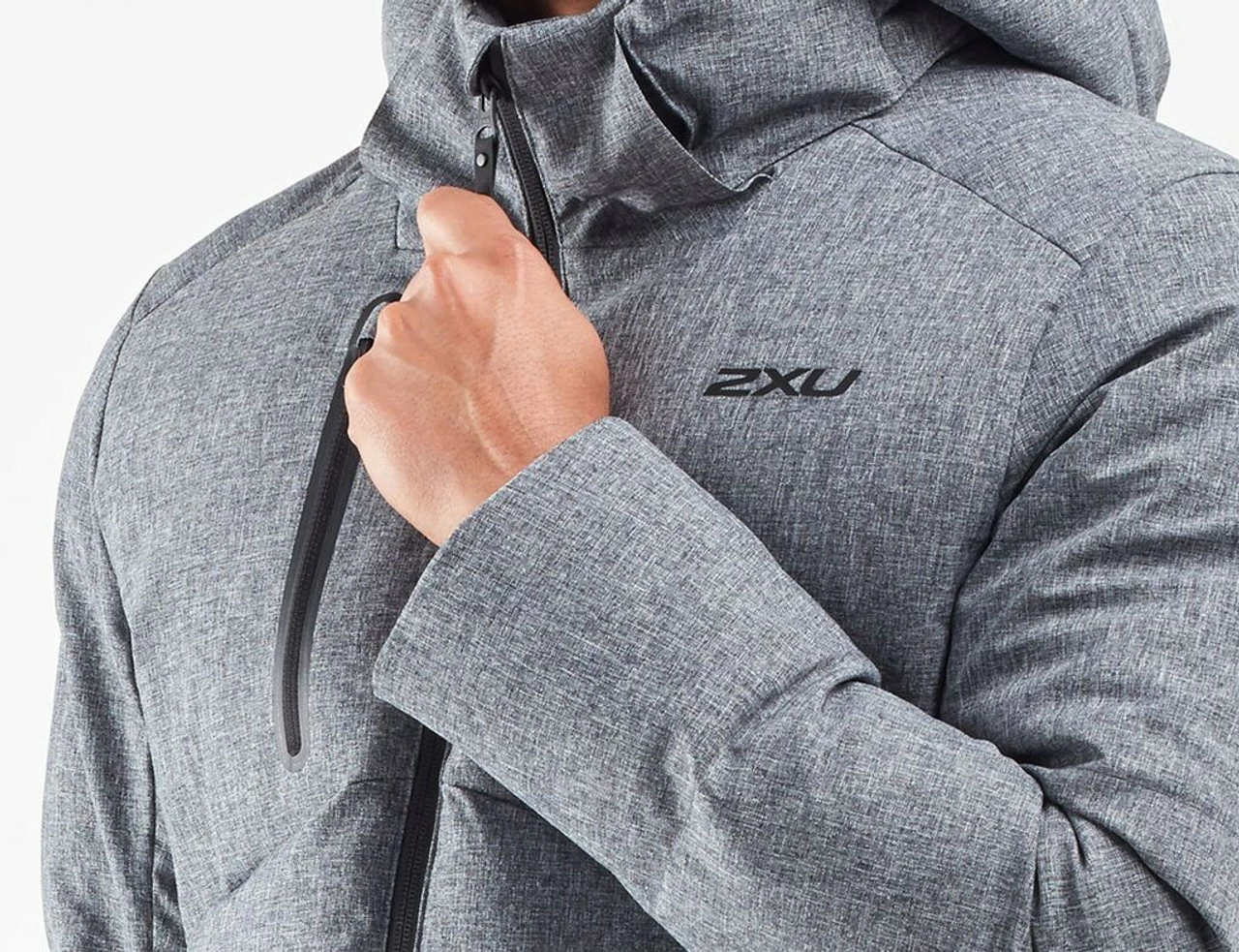 2XU - Men's Utility Insulation Jacket - Crosshatch/Black - Autumn/Winter 5 2XU - Men's Utility Insulation Jacket - Crosshatch/Black - Autumn/Winter - Image 5