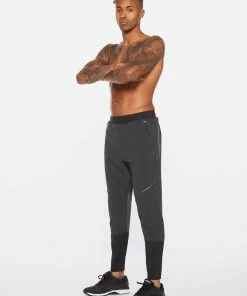 2XU - Light Speed Men's Joggers - Black/Black Reflective -comfyballs-shop MR6507b BLK BRF 09 31621.1645198087