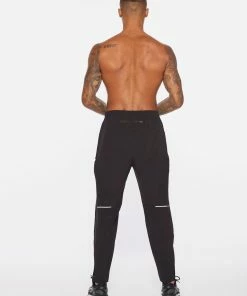 2XU - Aero Men's Woven Joggers - Black/Silver Reflective -comfyballs-shop MR6508b BLK SRF 05 97212.1645198113