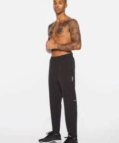 2XU - Aero Men's Woven Joggers - Black/Silver Reflective -comfyballs-shop MR6508b BLK SRF 08 50723.1645198113