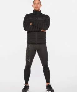 2XU - Ignition Men's Insulated Jacket - Black/Black Reflective -comfyballs-shop MR6510a BLK BRF 03 29751.1672926383