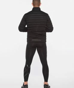 2XU - Ignition Men's Insulated Jacket - Black/Black Reflective -comfyballs-shop MR6510a BLK BRF 05 31245.1672926383