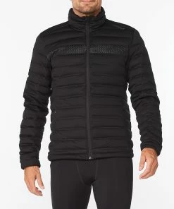 2XU - Ignition Men's Insulated Jacket - Black/Black Reflective -comfyballs-shop MR6510a BLK BRF 06 10509.1672926383