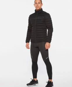 2XU - Ignition Men's Insulated Jacket - Black/Black Reflective -comfyballs-shop MR6510a BLK BRF 07 02837.1672926383