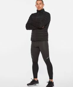 2XU - Ignition Men's Insulated Jacket - Black/Black Reflective -comfyballs-shop MR6510a BLK BRF 09 14153.1672926383