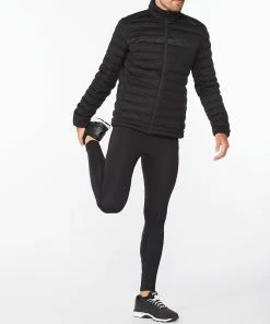 2XU - Ignition Men's Insulated Jacket - Black/Black Reflective -comfyballs-shop MR6510a BLK BRF 34 27119.1672926383