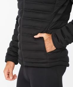 2XU - Ignition Men's Insulated Jacket - Black/Black Reflective -comfyballs-shop MR6510a BLK BRF 37 69007.1672926383