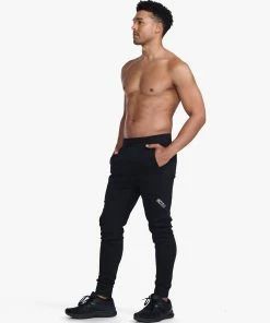 2XU - Commute Trackpant - Men's - Black/White -comfyballs-shop MR6884b BLK WHT 22 28886.1666697501