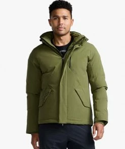 2XU - Commute Insulation Jacket - Men's - Winter Moss/Black