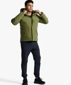 2XU - Commute Insulation Jacket - Men's - Winter Moss/Black -comfyballs-shop MR6886a WMO BLK 14 02841.1666697027