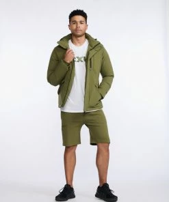 2XU - Commute Insulation Jacket - Men's - Winter Moss/Black -comfyballs-shop MR6886a WMO BLK 25 03767.1666697028