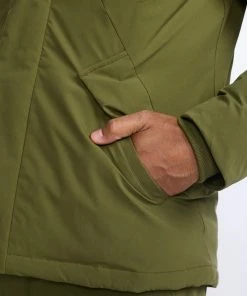 2XU - Commute Insulation Jacket - Men's - Winter Moss/Black -comfyballs-shop MR6886a WMO BLK 37 14986.1666697028