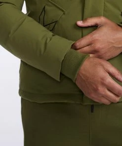 2XU - Commute Insulation Jacket - Men's - Winter Moss/Black -comfyballs-shop MR6886a WMO BLK 39 97792.1666697028