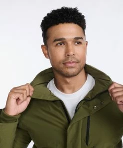 2XU - Commute Insulation Jacket - Men's - Winter Moss/Black -comfyballs-shop MR6886a WMO BLK 43 33358.1666697028