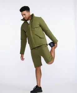 2XU - Commute Insulation Jacket - Men's - Winter Moss/Black -comfyballs-shop MR6886a WMO BLK 51 25996.1666697028