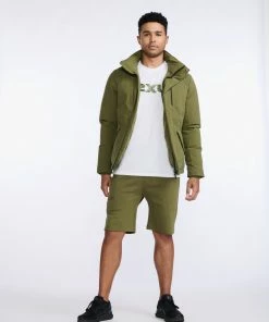 2XU - Commute Insulation Jacket - Men's - Winter Moss/Black -comfyballs-shop MR6886a WMO BLK 68 35202.1666697028