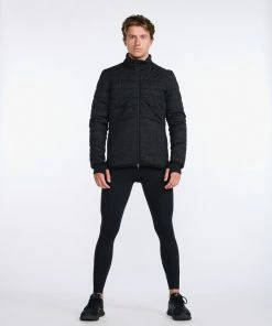 2XU - Ignition Insulation Jacket - Men's - Black/Abstract Monogram -comfyballs-shop MR6924a BLK AMO 01 38048.1666697010