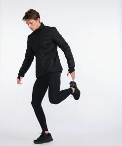 2XU - Ignition Insulation Jacket - Men's - Black/Abstract Monogram -comfyballs-shop MR6924a BLK AMO 04 49514.1666697010