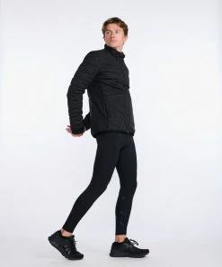 2XU - Ignition Insulation Jacket - Men's - Black/Abstract Monogram -comfyballs-shop MR6924a BLK AMO 13 96935.1666697010