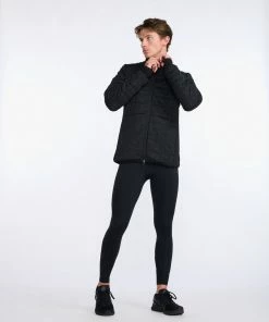 2XU - Ignition Insulation Jacket - Men's - Black/Abstract Monogram -comfyballs-shop MR6924a BLK AMO 19 62109.1666697010