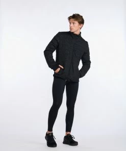 2XU - Ignition Insulation Jacket - Men's - Black/Abstract Monogram -comfyballs-shop MR6924a BLK AMO 27 39942.1666697010