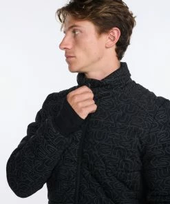 2XU - Ignition Insulation Jacket - Men's - Black/Abstract Monogram -comfyballs-shop MR6924a BLK AMO 29 01346.1666697010