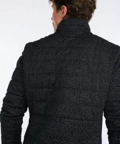 2XU - Ignition Insulation Jacket - Men's - Black/Abstract Monogram -comfyballs-shop MR6924a BLK AMO 30 91410.1666697010