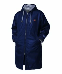 Zone 3 Zone3 - 2023 - Polar Fleece Parka Robe Jacket - Navy/Orange