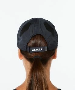 2XU - Unisex Run Cap - Midnight/White -comfyballs-shop UQ5685f MDN WHT 03 19313.1626957135