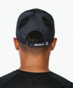 2XU - Unisex Run Cap - Midnight/White -comfyballs-shop UQ5685f MDN WHT 06 72206.1626957135