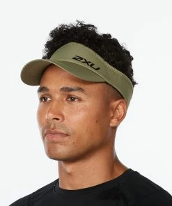2XU - Unisex Run Visor - Alpine/Black