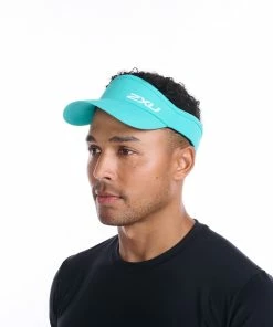 2XU - Run Visor - Unisex - Porcelain/White -comfyballs-shop UQ5686f PRC WHT M 01 61323.1652689659