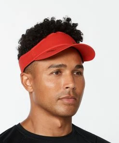 2XU - Unisex Run Visor - Rust/Black