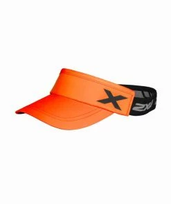 2XU - Performance Visor - Unisex -comfyballs-shop UQ6165f FLE BLK squashed 46300.1619528776