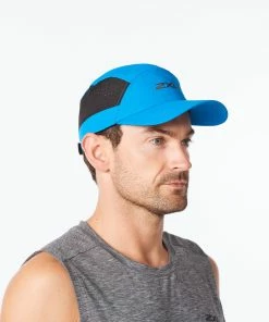 2XU - Light Speed Unisex Cap - Aquamarine/Black