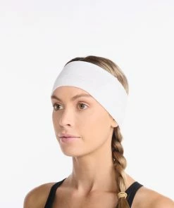 2XU - Ignition Headband - Unisex - White/Silver Reflective -comfyballs-shop UQ6549f WHT SRF 01 49859.1652689679